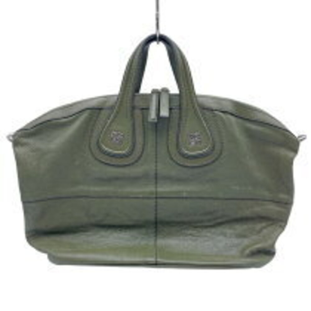 Givenchy Bag Leather Khaki Green Shoulder Nightingale